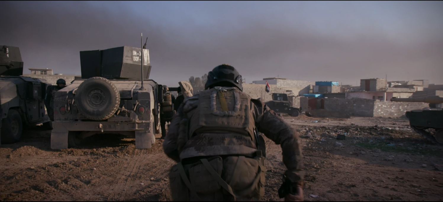 پوستر دو برنامه ویژه Frontline درباره نبرد موصل